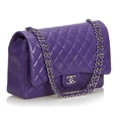 borsa chanel suade viola limited edition|Handbags & Bags .